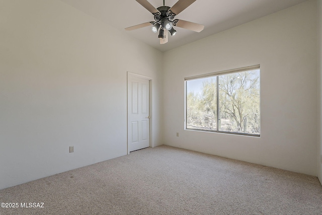 4247 W Flying Diamond Dr, Tucson, AZ 85742 - empty room with a ceiling fan and light colored carpet