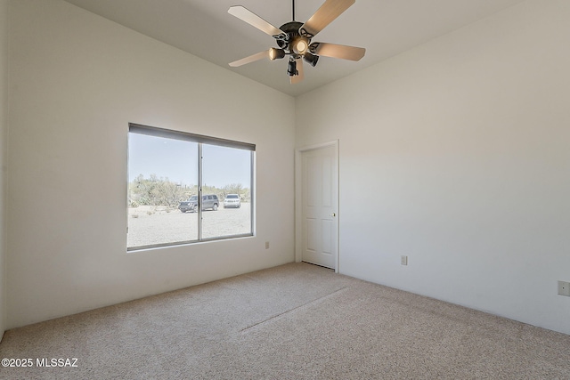 4247 W Flying Diamond Dr, Tucson, AZ 85742 - spare room with ceiling fan and light colored carpet