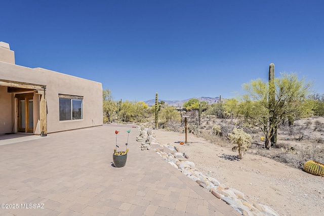 4247 W Flying Diamond Dr, Tucson, AZ 85742 - view of patio / terrace featuring a mountain view