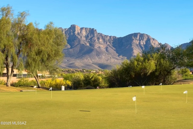14045 N Desert Butte Dr, Oro Valley, AZ 85755 - surrounding community featuring a mountain view and golf course view