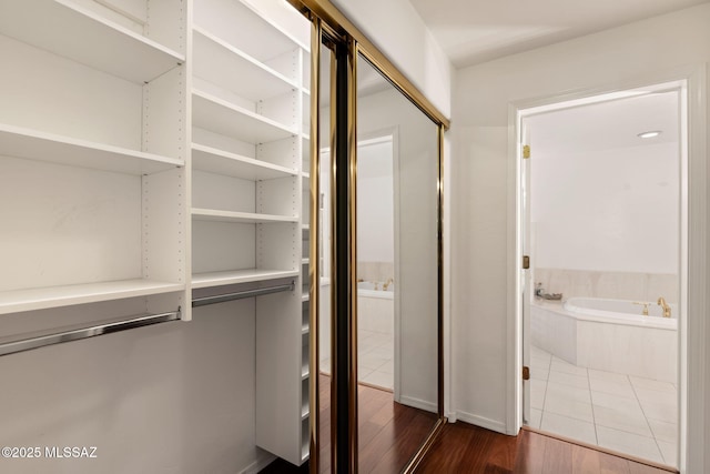 view of closet