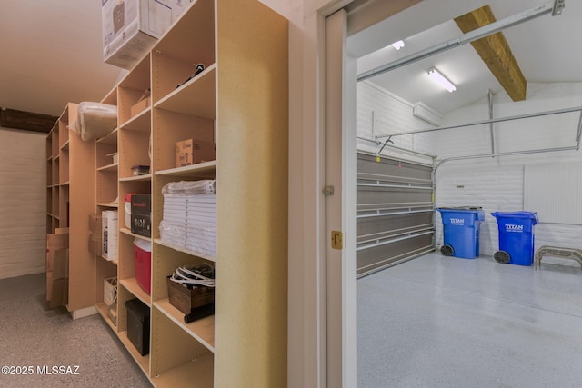 storage with a garage