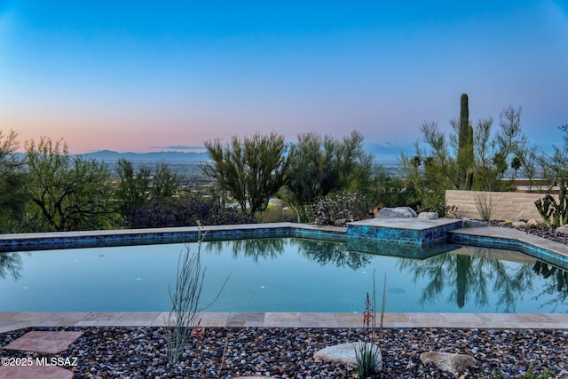 pool featuring a jacuzzi