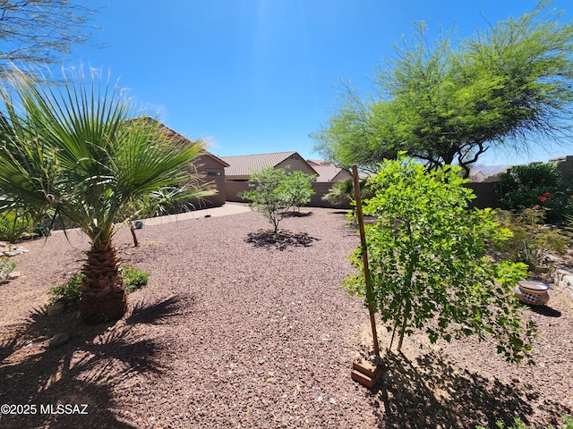 60464 E Blackcrest Loop, Tucson, AZ 85739 - view of yard with a fenced backyard