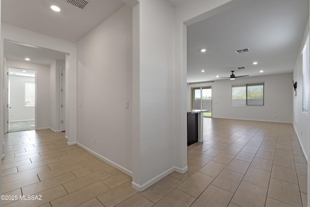 3352 W Shadow Park Way, Tucson, AZ 85742 - hallway featuring recessed lighting and baseboards