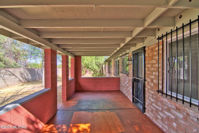 5754 S Ray Stra, Tucson, AZ 85706 - view of patio with fence