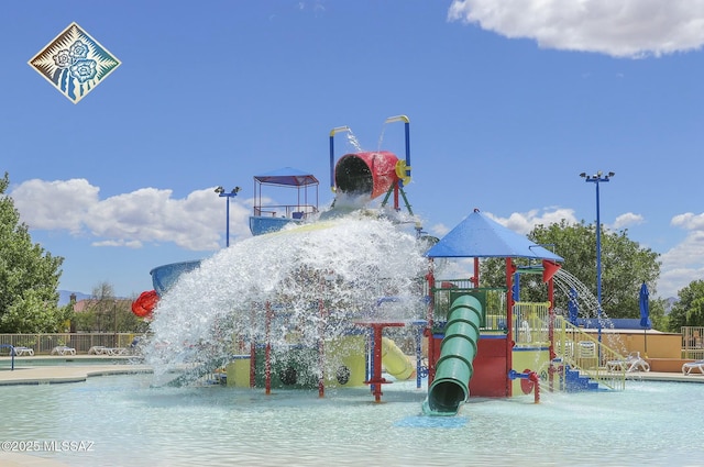 view of communal playground