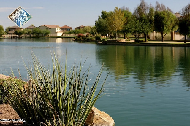view of water feature