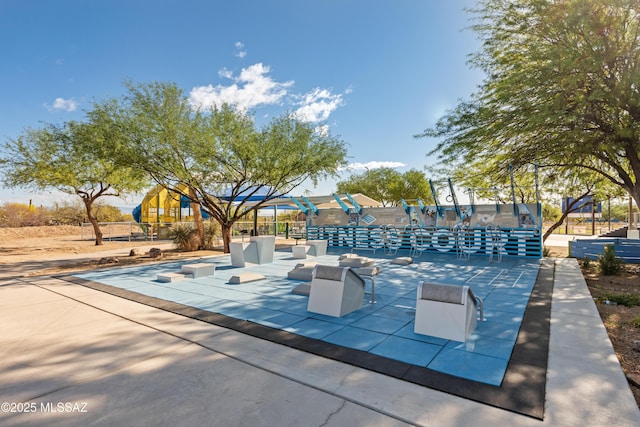 view of pool