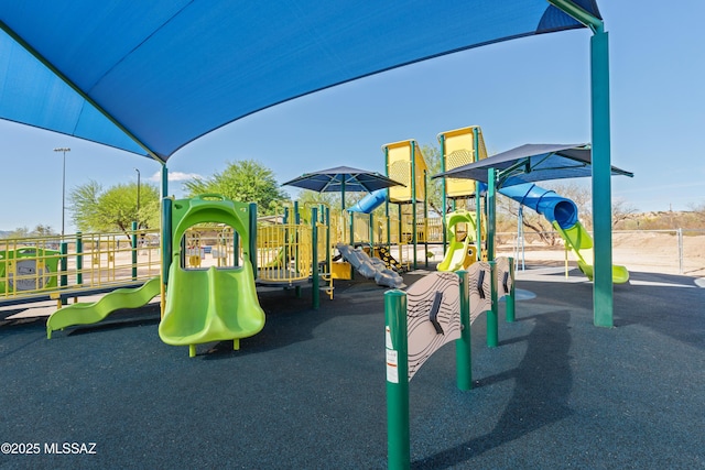 view of communal playground