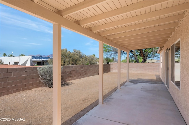 2145 N Horseshoe Trl, Tucson, AZ 85745 - fenced backyard featuring a patio area