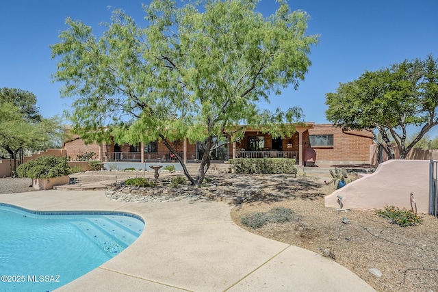 5140 N Via Condesa, Tucson, AZ 85718 - view of pool featuring a patio