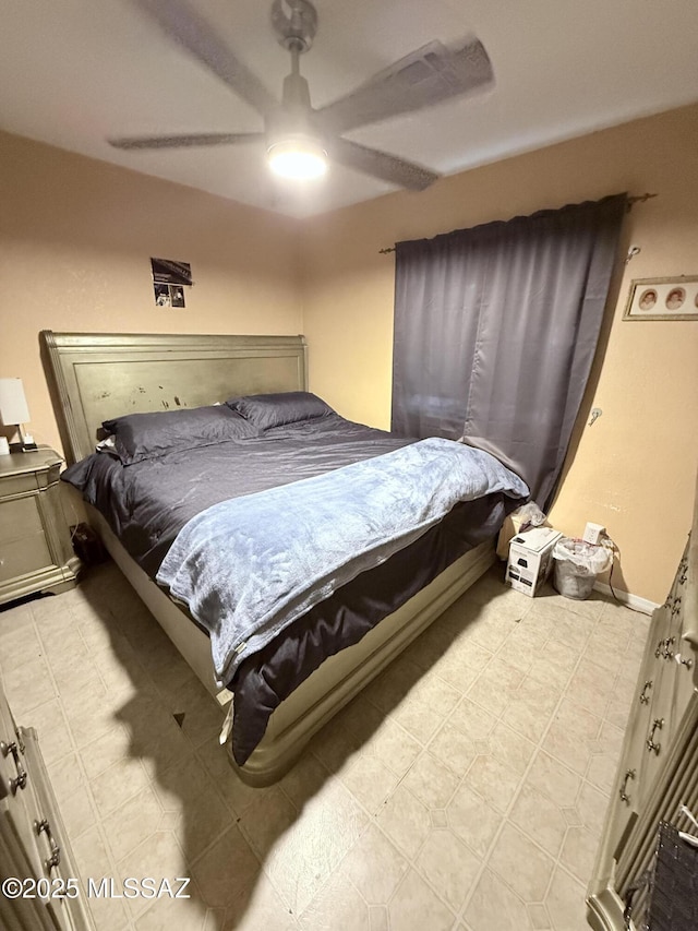 2019 W Calle Cielo De Oro, Tucson, AZ 85746 - bedroom with light floors and a ceiling fan