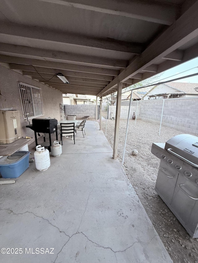 2019 W Calle Cielo De Oro, Tucson, AZ 85746 - view of patio with a fenced backyard and outdoor dining area