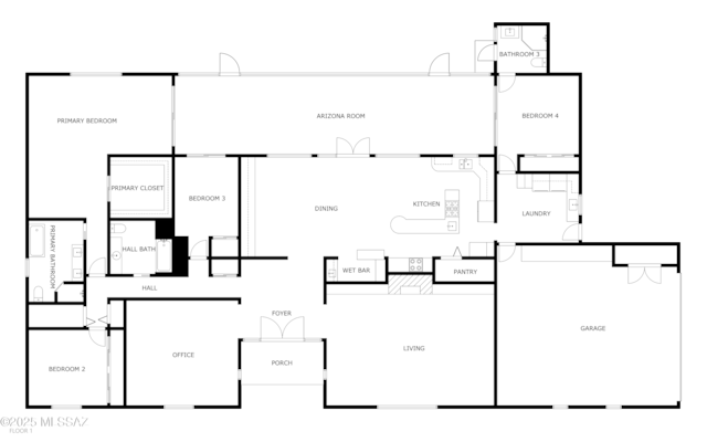 6210 N Camino Pimeria Alta, Tucson, AZ 85718 - property floor plan