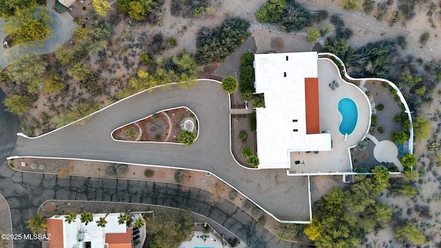 6210 N Camino Pimeria Alta, Tucson, AZ 85718 - bird's eye view of a pool