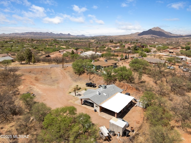 889 Paseo Los Mochis Unit 10, Rio Rico, AZ 85648 - drone / aerial view featuring a mountain view
