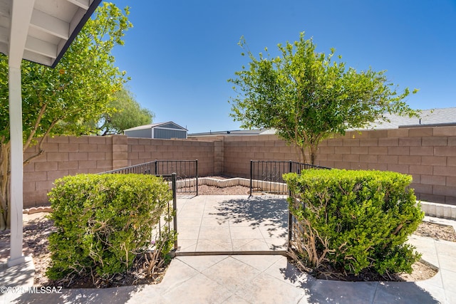 view of patio / terrace featuring a fenced backyard
