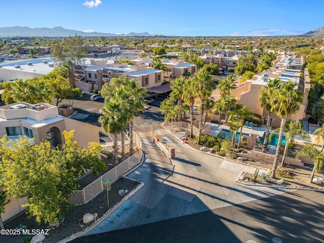 5675 N Camino Esplendora Unit 7-141, Tucson, AZ 85718 - birds eye view of property featuring a mountain view and a residential view