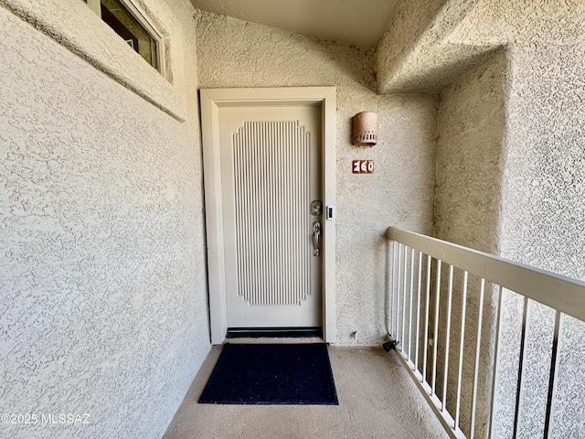 view of property entrance