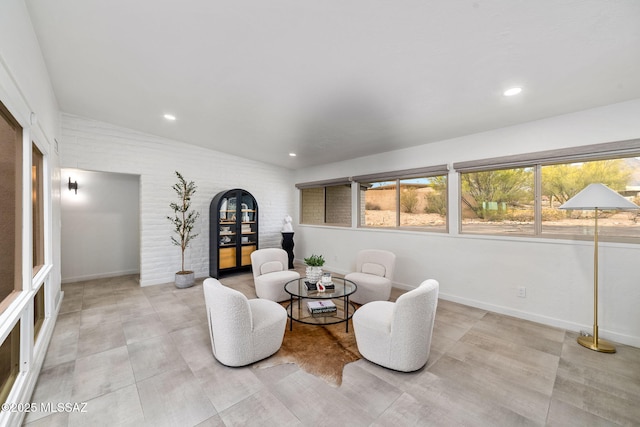 3855 N Via Avellana, Tucson, AZ 85718 - sitting room featuring lofted ceiling and recessed lighting