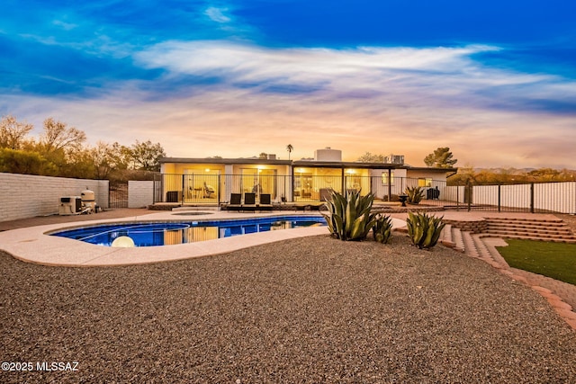 3855 N Via Avellana, Tucson, AZ 85718 - view of pool with a patio
