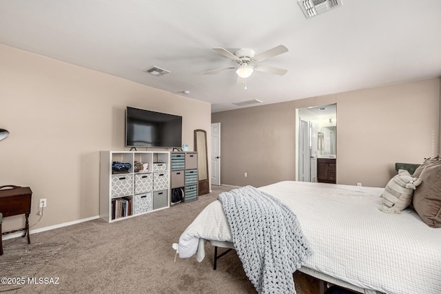 9528 S Desert Fauna Loop, Tucson, AZ 85747 - bedroom featuring carpet, visible vents, and baseboards