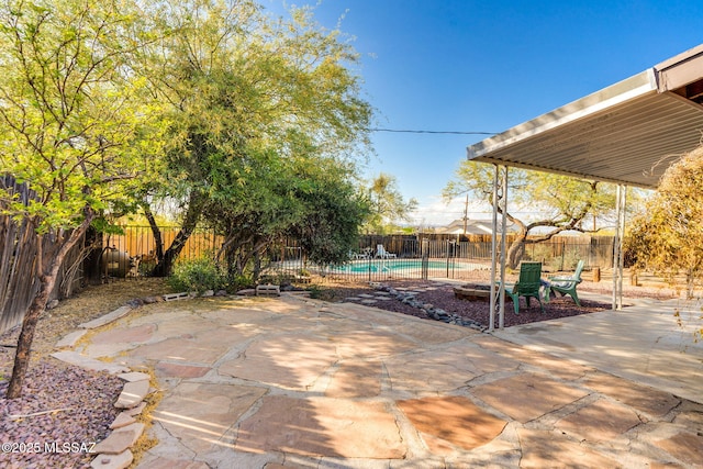2826 W Jacinto St, Tucson, AZ 85745 - view of patio with a fenced backyard
