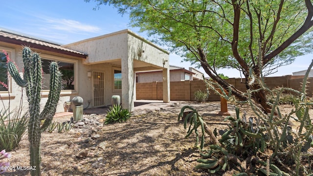 12693 N Rye Dr, Marana, AZ 85653 - view of patio / terrace with fence