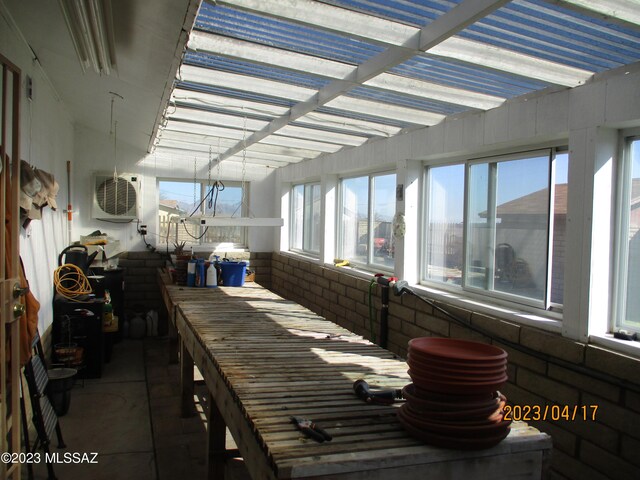 2583 W Arcadia Ln, Willcox, AZ 85643 - sunroom with a wall mounted AC