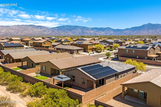 10394 S Cienega Knolls Loop, Vail, AZ 85641 - aerial view of residential area featuring a mountain backdrop