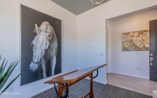13274 Humphreys Peak Dr, Oro Valley, AZ 85755 - foyer entrance featuring wood tiled floor and baseboards