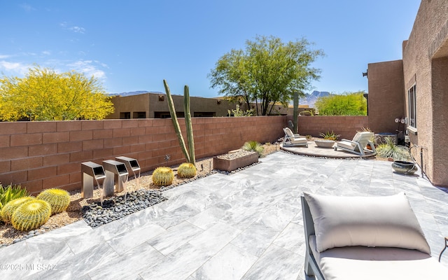 13274 Humphreys Peak Dr, Oro Valley, AZ 85755 - view of patio / terrace with a fenced backyard