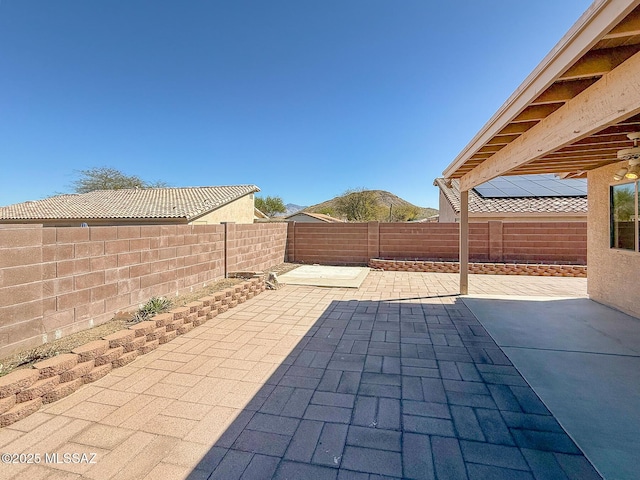 2582 W Brandy Crest Dr, Tucson, AZ 85713 - fenced backyard featuring a patio area