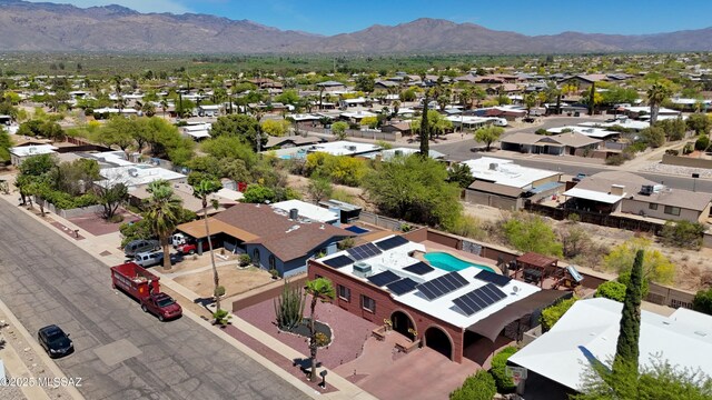 502 N Citadel Ave, Tucson, AZ 85748 - birds eye view of property with a residential view and a mountain view