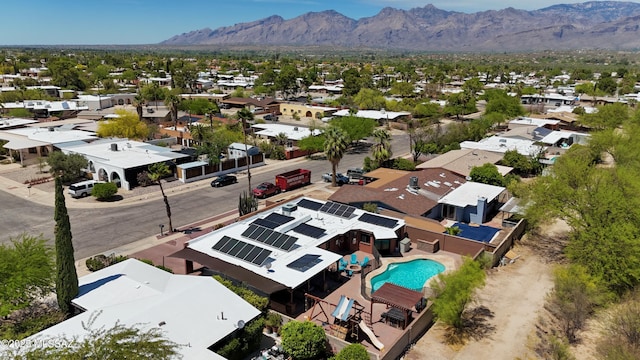 502 N Citadel Ave, Tucson, AZ 85748 - birds eye view of property featuring a mountain view and a residential view