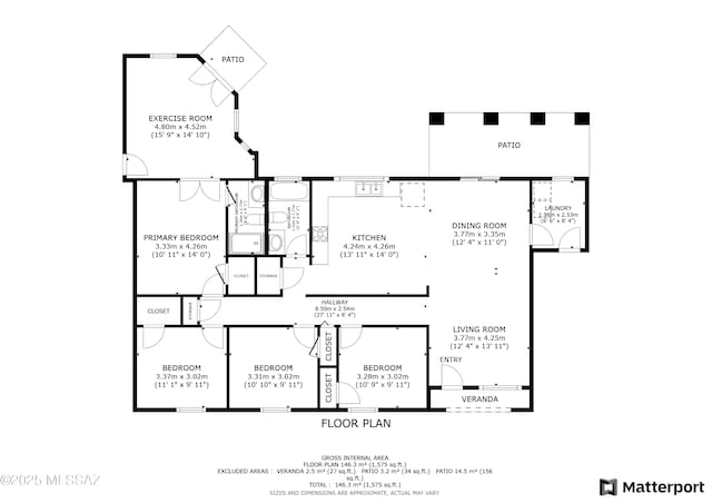 502 N Citadel Ave, Tucson, AZ 85748 - floor plan