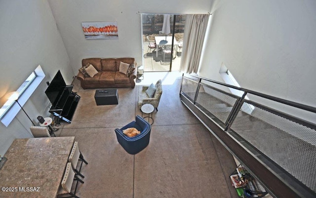 view of living area