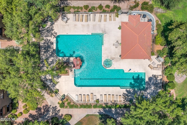 drone / aerial view