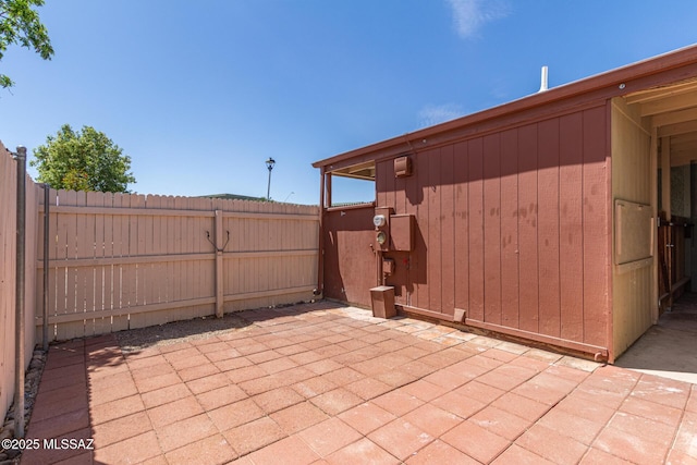 8341 E Placita Prado, Tucson, AZ 85710 - fenced backyard with a patio area