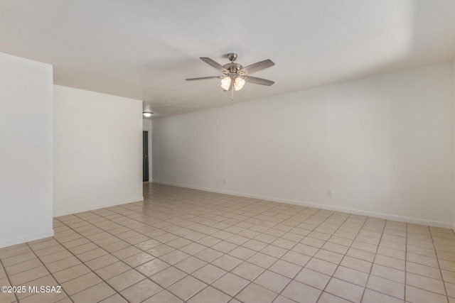 8341 E Placita Prado, Tucson, AZ 85710 - spare room featuring ceiling fan and baseboards