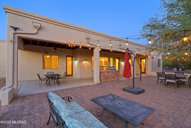 view of patio / terrace featuring outdoor dining area