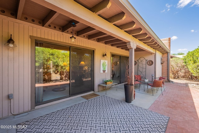 view of patio