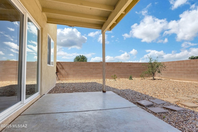891 E Emma Maria St, Tucson, AZ 85706 - view of patio with a fenced backyard