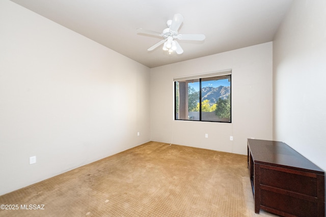 5327 N Ventana Overlook Pl, Tucson, AZ 85750 - unfurnished room with ceiling fan and light colored carpet