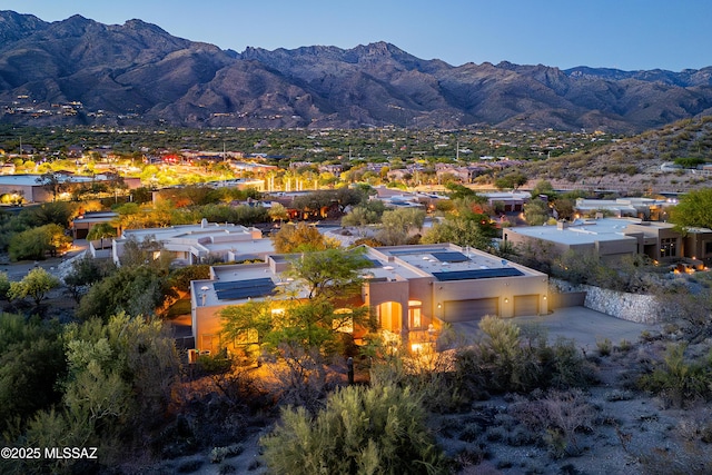 5327 N Ventana Overlook Pl, Tucson, AZ 85750 - aerial view featuring a mountain view