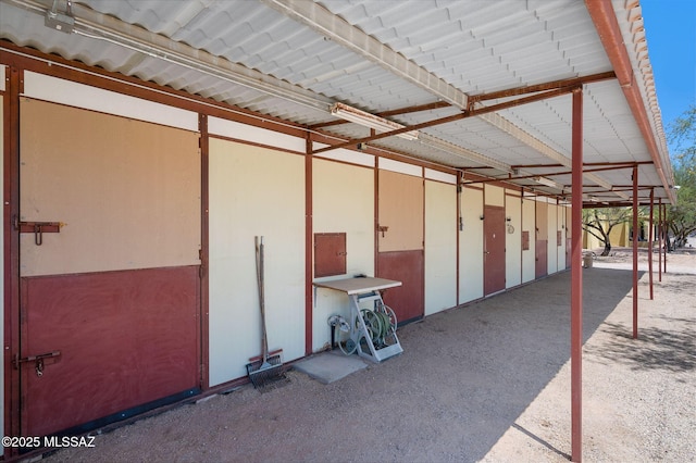 view of stable