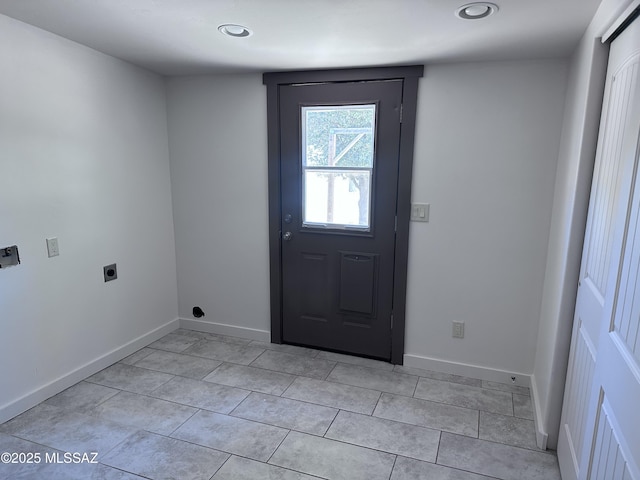 419 N Miller Ln, Saint David, AZ 85630 - interior space featuring baseboards and recessed lighting