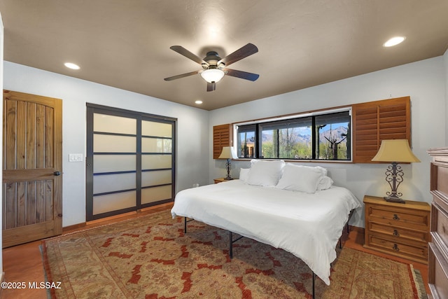 901 W Las Lomitas Rd, Tucson, AZ 85704 - bedroom with recessed lighting and ceiling fan