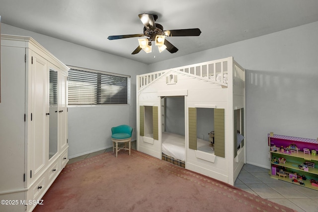 901 W Las Lomitas Rd, Tucson, AZ 85704 - bedroom with ceiling fan and baseboards